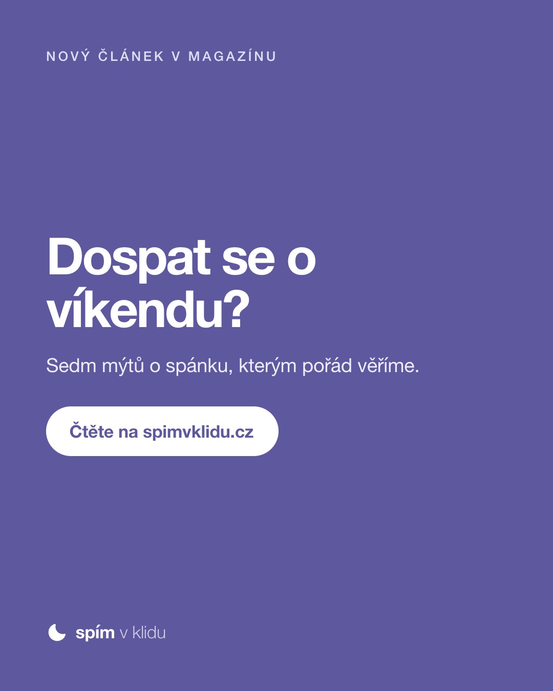 Příspěvek na Instagramu: Nový článek v magazínu