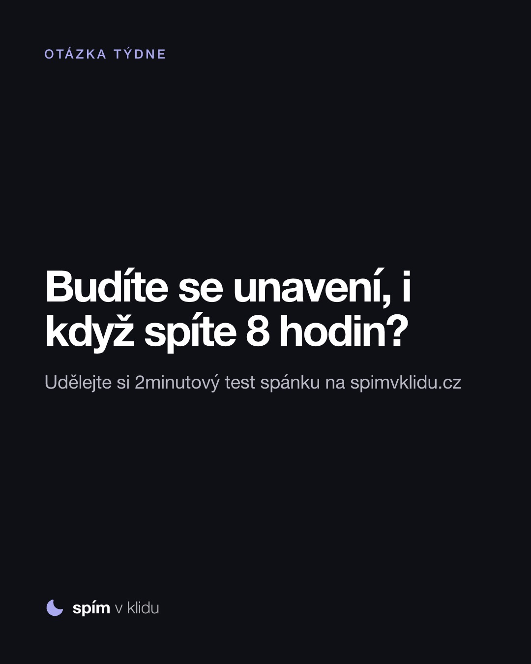 Příspěvek na Instagramu: Otázka týdne