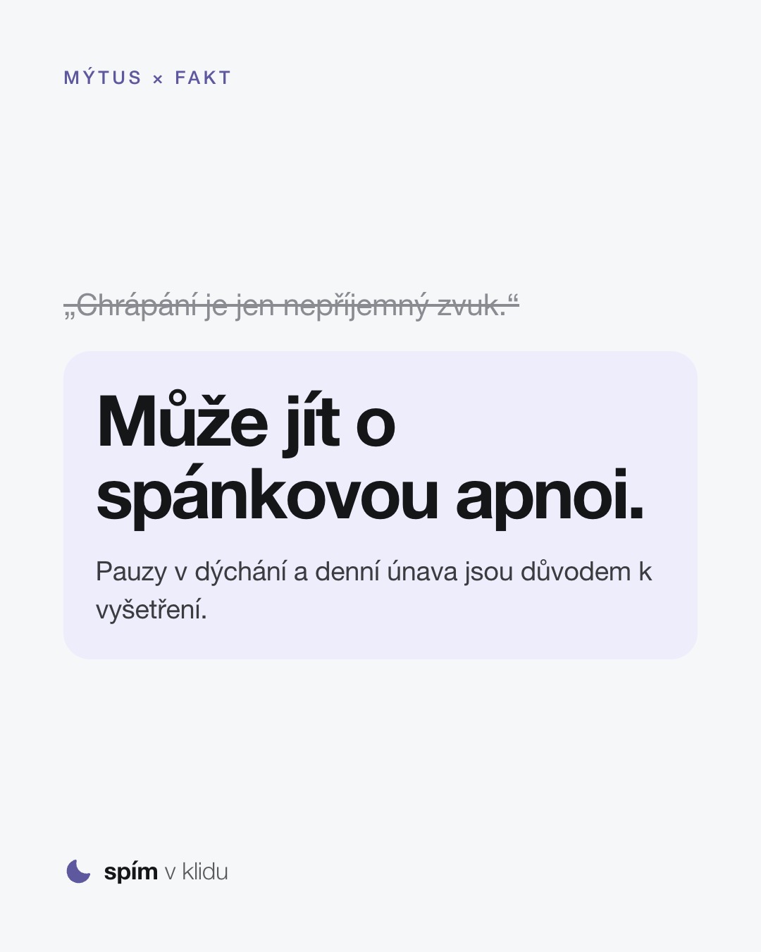 Příspěvek na Instagramu: Mýtus × fakt